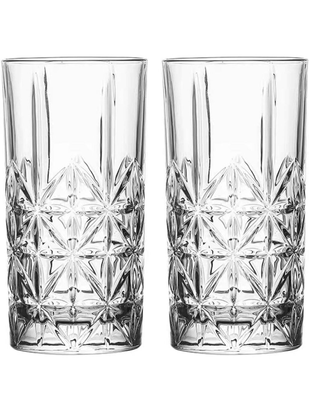 Set of 4 Vintage 14oz Luxurious Drinking Glasses for Parties & Banquets